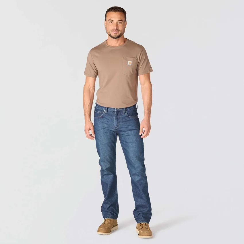 Erkek Slim Straight Rugged Flex İş Kotu