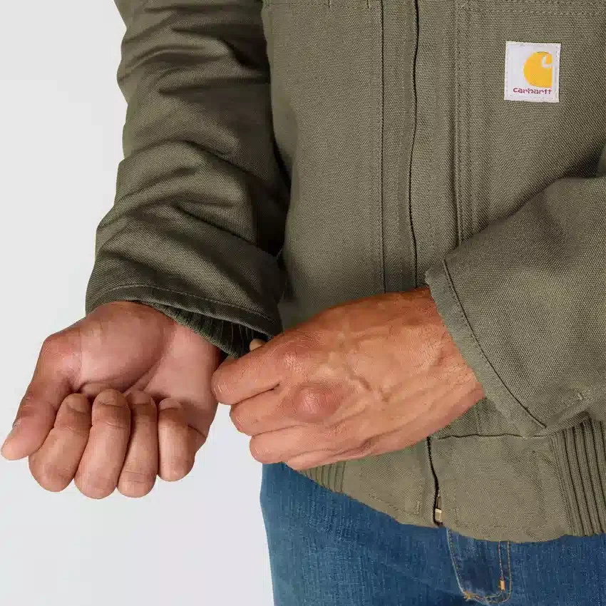 Erkek Yıkanmış Kanvas Yalıtımlı Spor Ceket