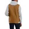Erkek Yıkanmış Pamuklu Sherpa Astarlı Mock-Neck Yelek