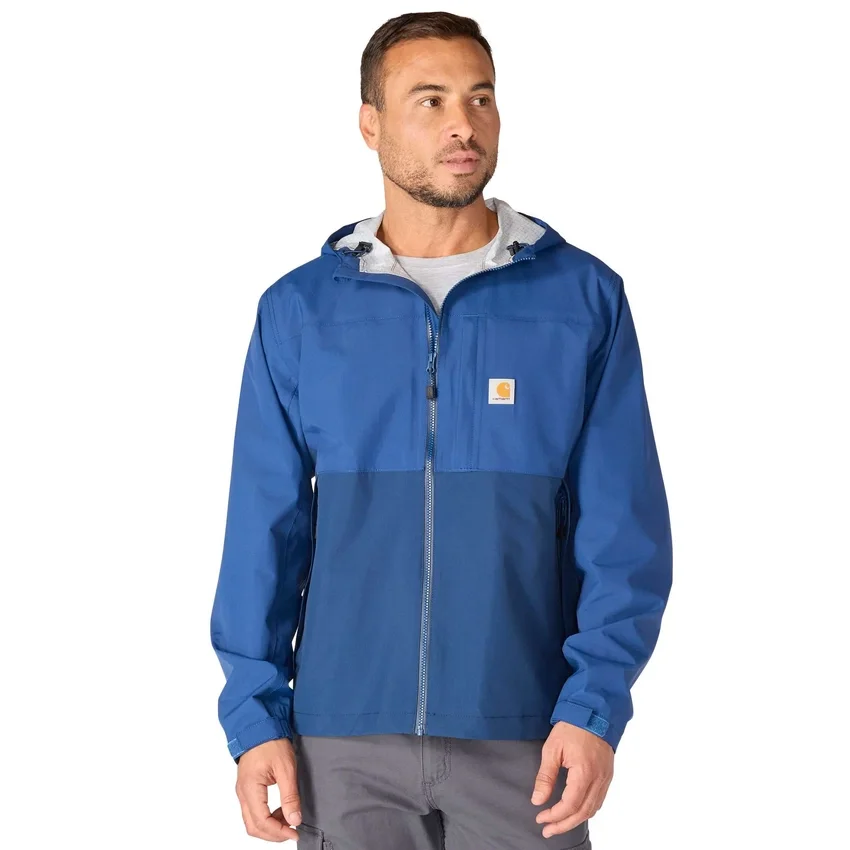 Erkekler için Monterey Hafif, Katlanabilir Su Geçirmez Yağmurluk: Rain Defender Ceket