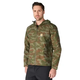 Erkekler için Monterey Hafif, Katlanabilir Su Geçirmez Yağmurluk: Rain Defender Ceket