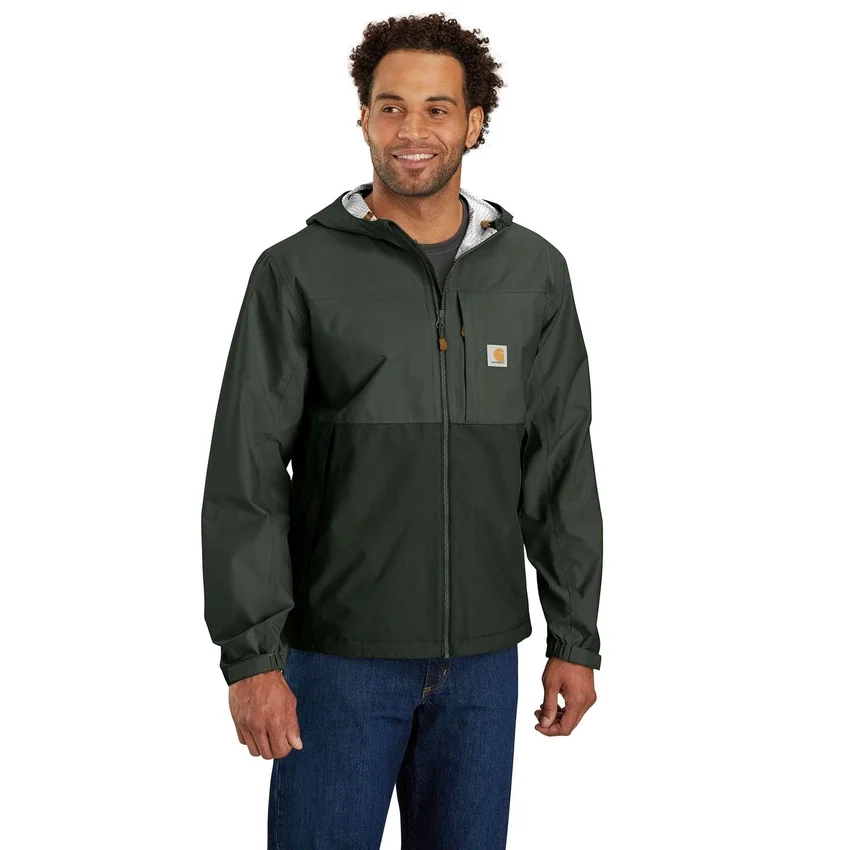 Erkekler için Monterey Hafif, Katlanabilir Su Geçirmez Yağmurluk: Rain Defender Ceket
