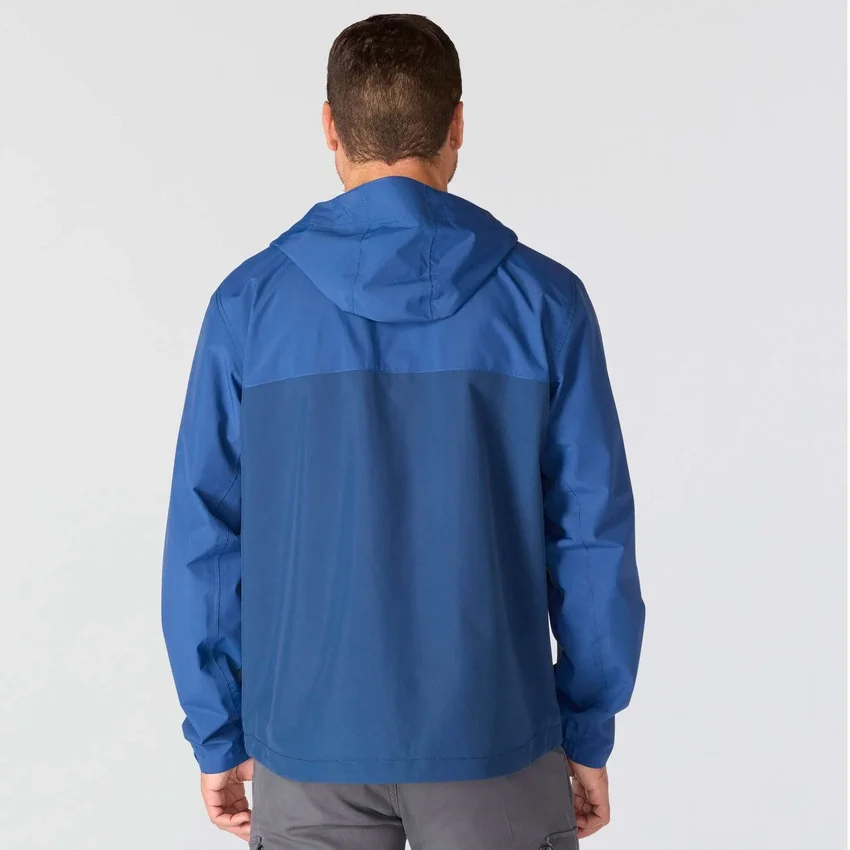 Erkekler için Monterey Hafif, Katlanabilir Su Geçirmez Yağmurluk: Rain Defender Ceket