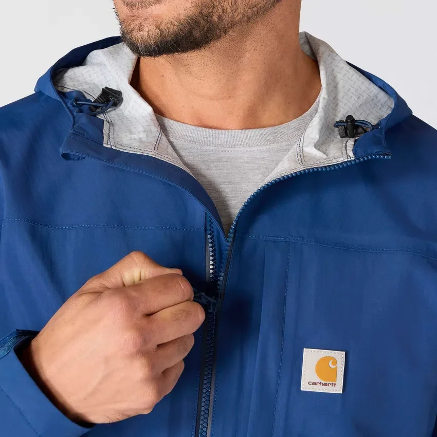 Erkekler için Monterey Hafif, Katlanabilir Su Geçirmez Yağmurluk: Rain Defender Ceket