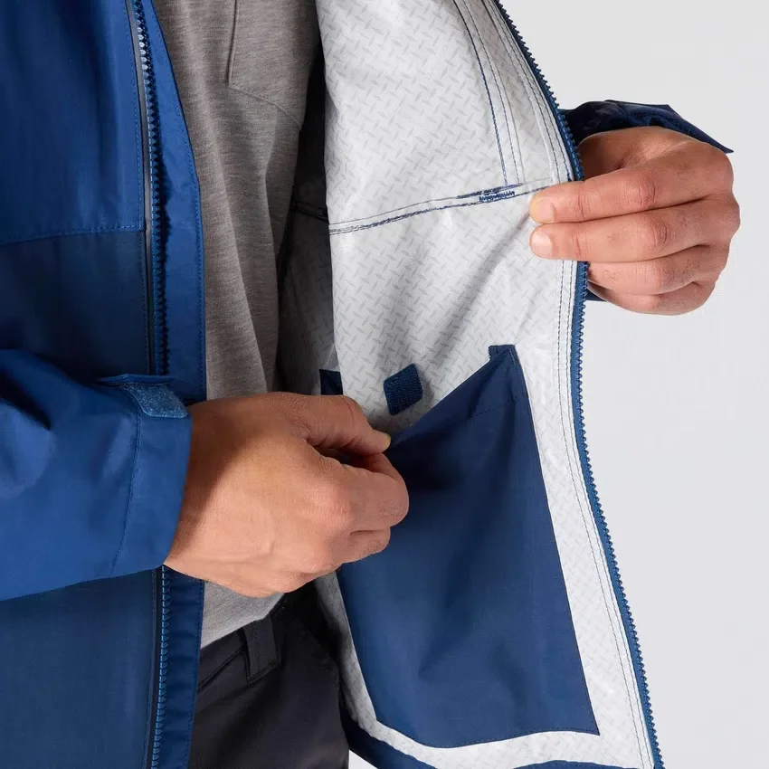 Erkekler için Monterey Hafif, Katlanabilir Su Geçirmez Yağmurluk: Rain Defender Ceket