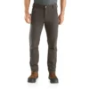 Erkekler İçin Dar Kesim, Konik, Rugged Flex Duck Çift Dizli İş Pantolonu