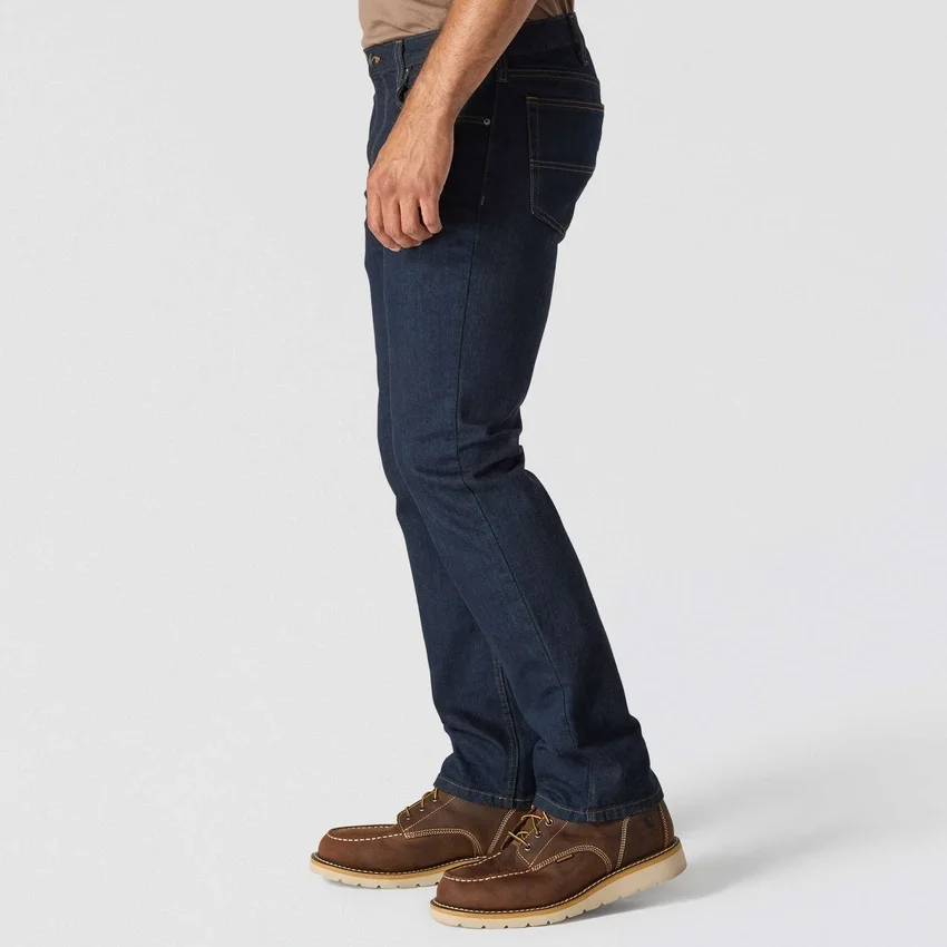 Erkekler İçin Dar Kesim, Konik, Rugged Flex ve Esnek İş Kot Pantolonu