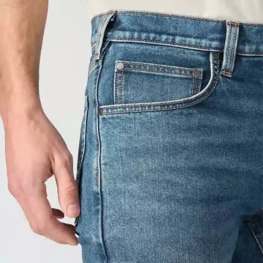 Erkekler İçin Dar Kesim, Konik, Rugged Flex ve Esnek İş Kot Pantolonu