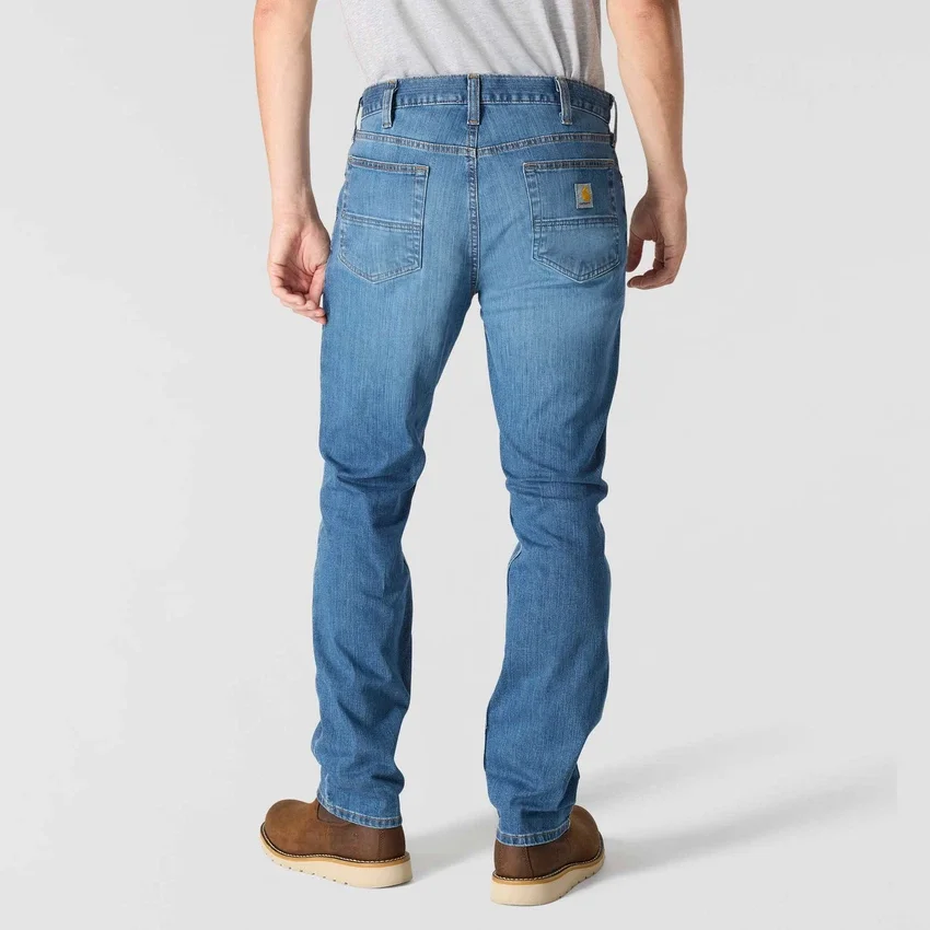 Erkekler İçin Dar Kesim, Konik, Rugged Flex ve Esnek İş Kot Pantolonu