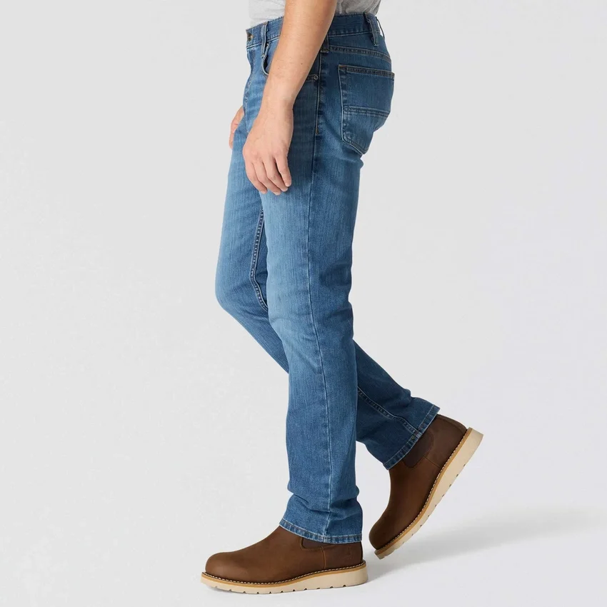Erkekler İçin Dar Kesim, Konik, Rugged Flex ve Esnek İş Kot Pantolonu