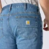Erkekler İçin Dar Kesim, Konik, Rugged Flex ve Esnek İş Kot Pantolonu