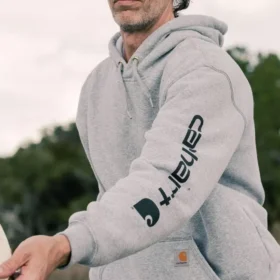 Erkekler İçin İkonik K288 Logolu Kapüşonlu Sweatshirt – carhartt K288