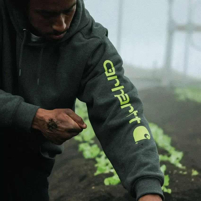 Erkekler İçin İkonik K288 Logolu Kapüşonlu Sweatshirt - carhartt K288