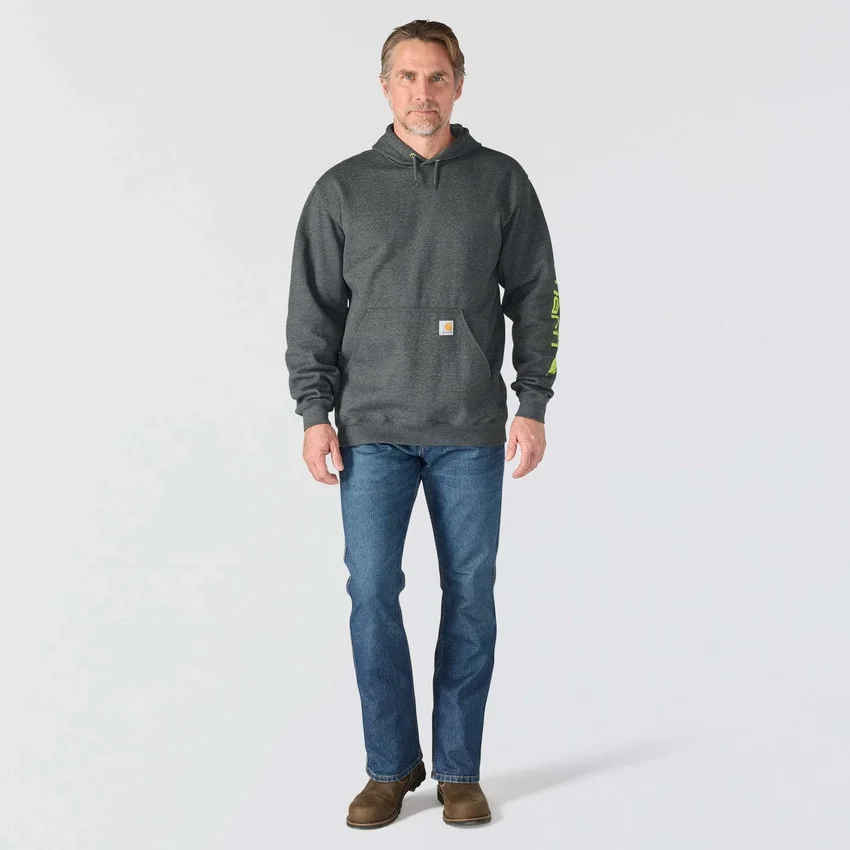 Erkekler İçin İkonik K288 Logolu Kapüşonlu Sweatshirt - carhartt K288