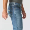 Erkekler İçin Rahat Düz Kesim Rugged Flex İş Kot Pantolonu