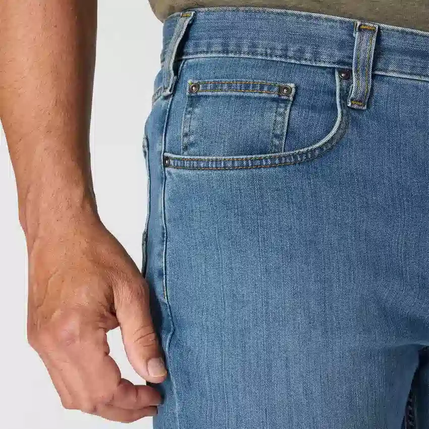 Erkekler İçin Rahat Düz Kesim Rugged Flex İş Kot Pantolonu
