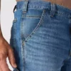Erkekler İçin Rahat Düz Kesim Rugged Flex İş Kot Pantolonu