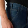 Erkekler İçin Rahat Düz Kesim Rugged Flex İş Kot Pantolonu
