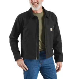 Erkekler İçin Yeniden Tasarlanmış Geniş Kesim Duck Detroit Jacket