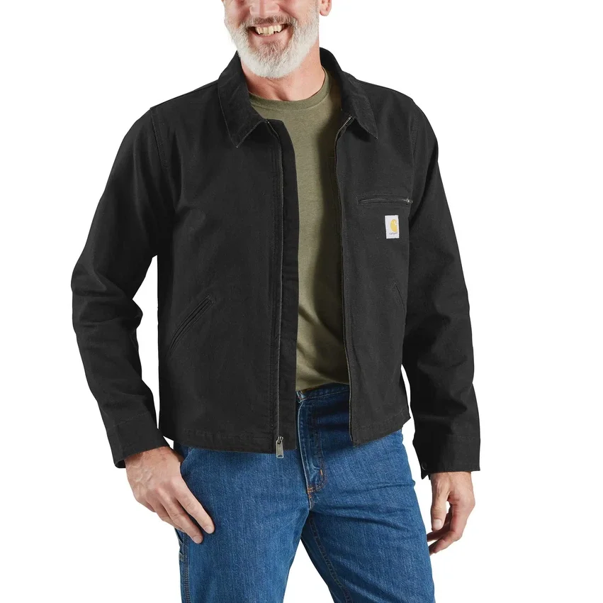Erkekler İçin Yeniden Tasarlanmış Geniş Kesim Duck Detroit Jacket