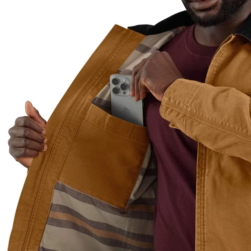 Erkekler İçin Yeniden Tasarlanmış Geniş Kesim Duck Detroit Jacket