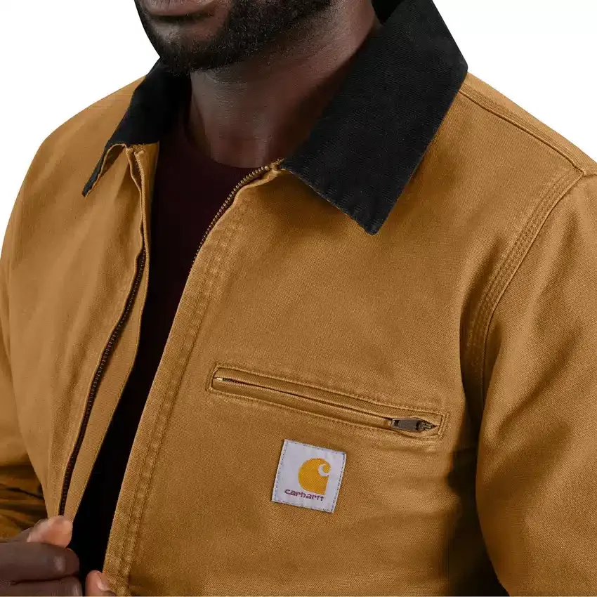 Erkekler İçin Yeniden Tasarlanmış Geniş Kesim Duck Detroit Jacket