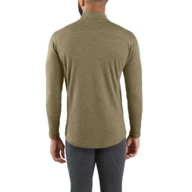 Erkekler İçlik Çeyrek Fermuarlı Termal Üst – carhartt Force® – Orta Ağırlık – Poli-Yün