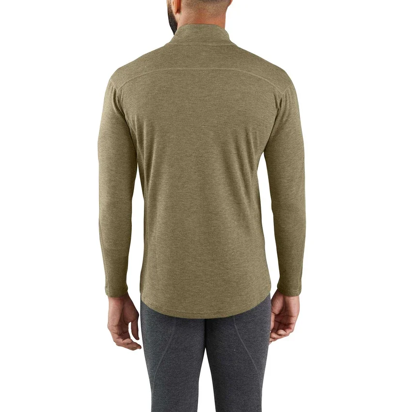 Erkekler İçlik Çeyrek Fermuarlı Termal Üst - carhartt Force® - Orta Ağırlık - Poli-Yün