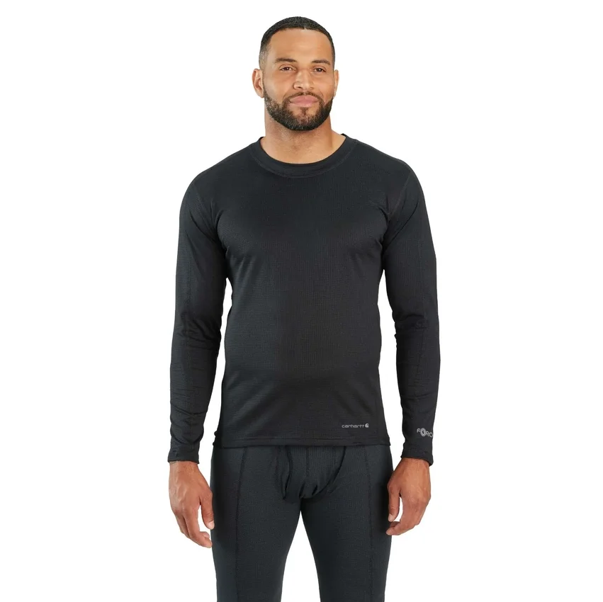Erkekler İçlik Termal Gömlek - carhartt Force® - Hafif - Esnek Izgara
