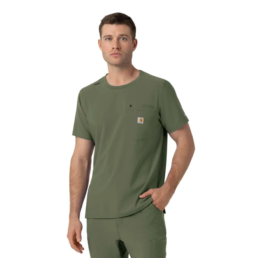Force Cross-Flex Bisiklet Yaka Scrub Üst