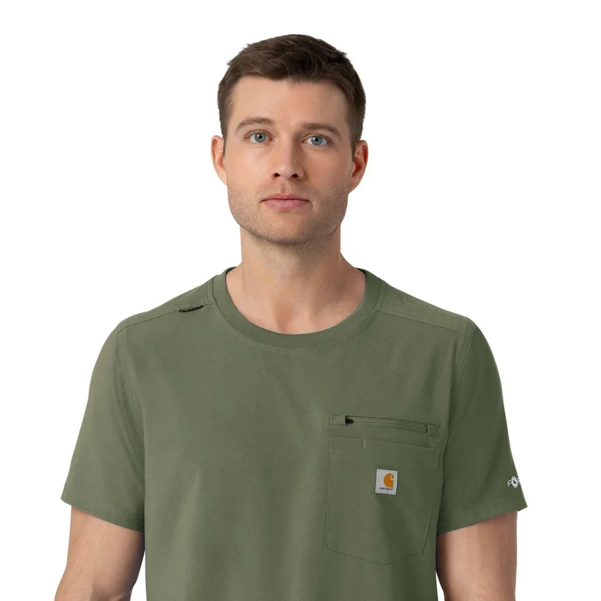 Force Cross-Flex Bisiklet Yaka Scrub Üst