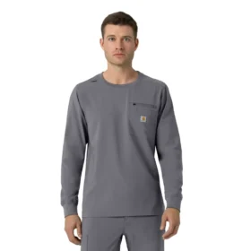 Force Cross-Flex Bisiklet Yaka Uzun Kolluklu Scrub Üst