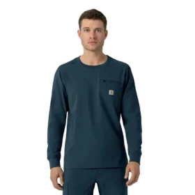 Force Cross-Flex Bisiklet Yaka Uzun Kolluklu Scrub Üst
