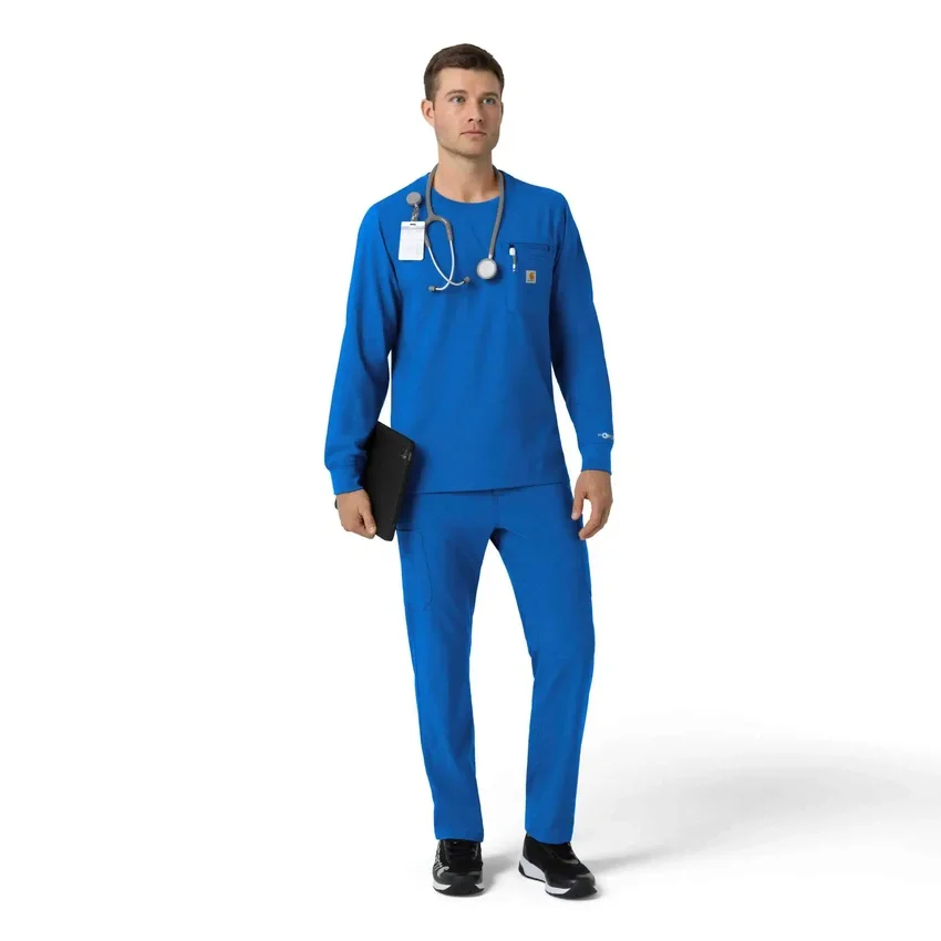 Force Cross-Flex Bisiklet Yaka Uzun Kolluklu Scrub Üst