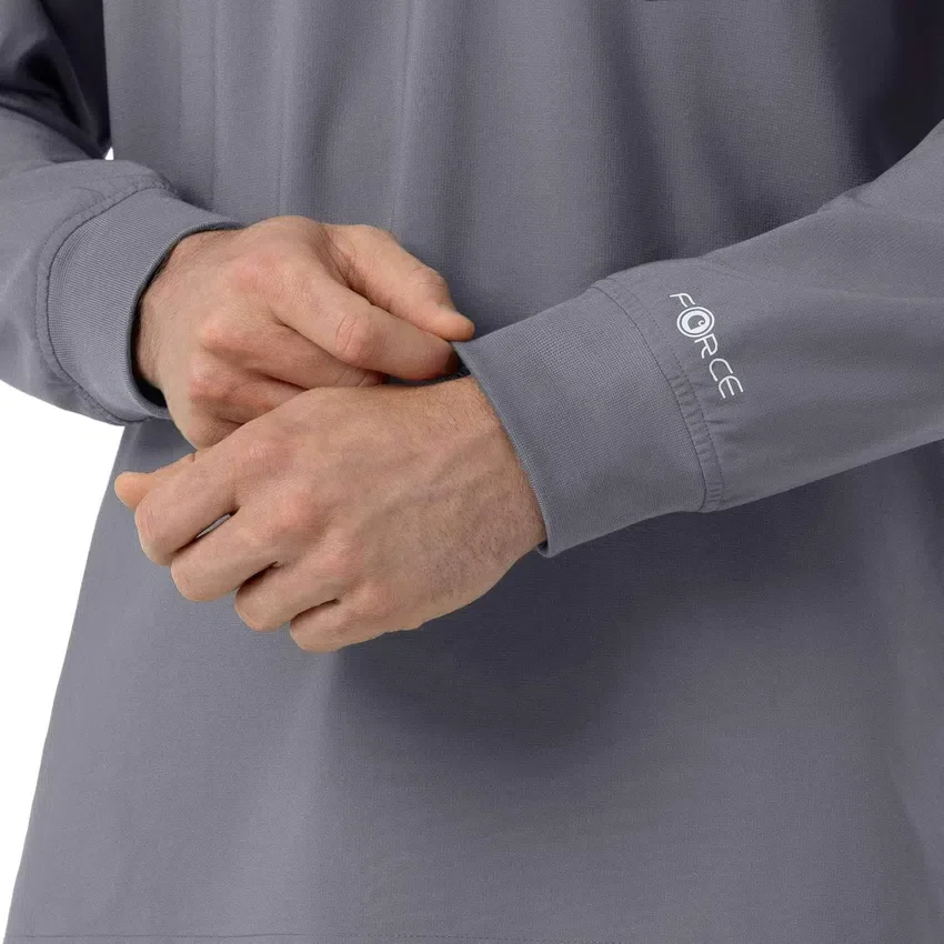 Force Cross-Flex Bisiklet Yaka Uzun Kolluklu Scrub Üst