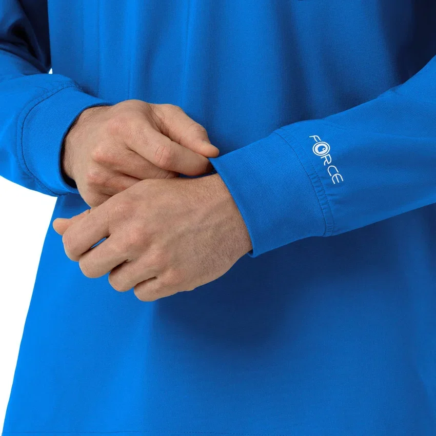 Force Cross-Flex Bisiklet Yaka Uzun Kolluklu Scrub Üst