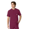 Force Cross-Flex Erkek Henley Scrub Üst