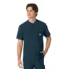 Force Cross-Flex Erkek Henley Scrub Üst