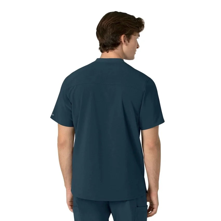 Force Cross-Flex Erkek Henley Scrub Üst