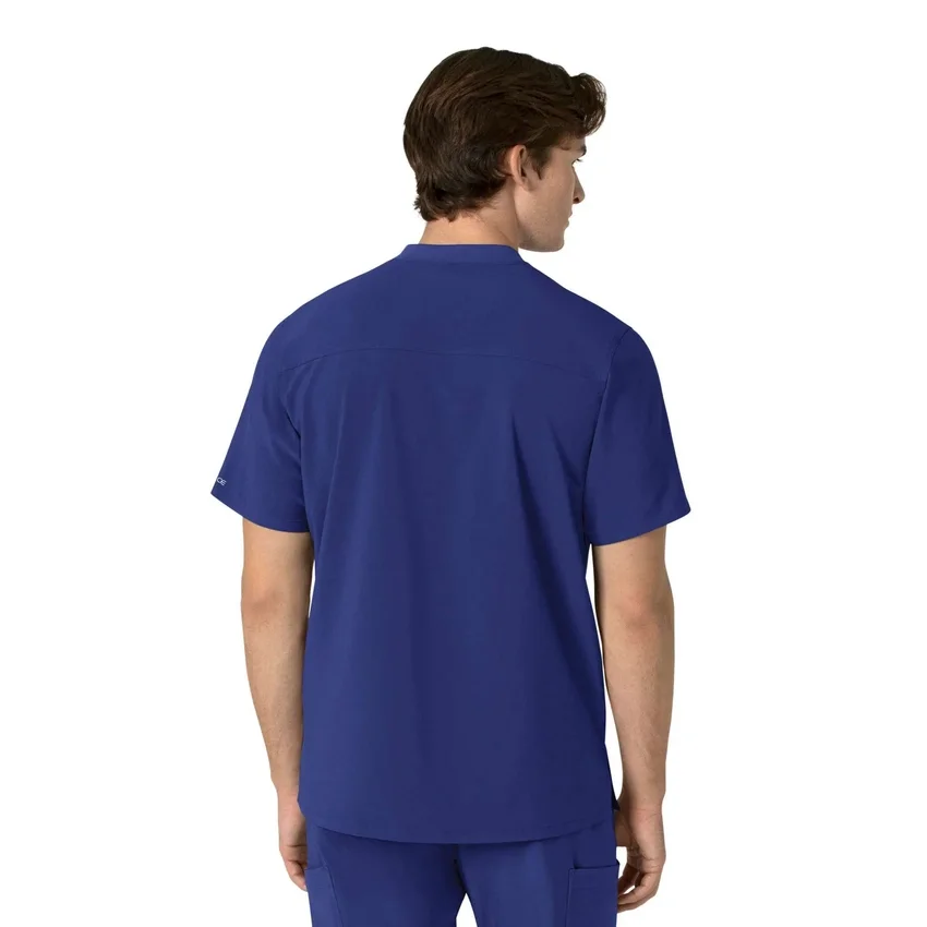Force Cross-Flex Erkek Henley Scrub Üst