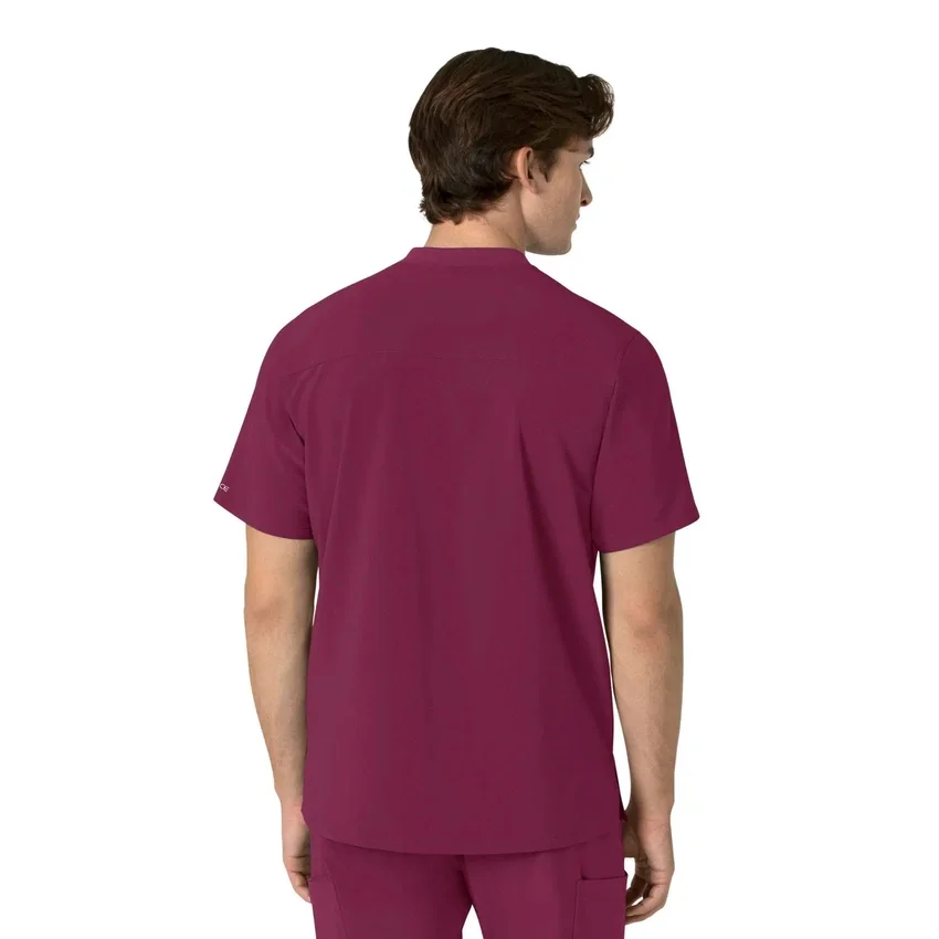 Force Cross-Flex Erkek Henley Scrub Üst