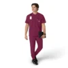 Force Cross-Flex Erkek Henley Scrub Üst