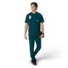 Force Cross-Flex Erkek Henley Scrub Üst