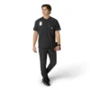 Force Cross-Flex Erkek Henley Scrub Üst