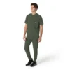 Force Cross-Flex Erkek Henley Scrub Üst