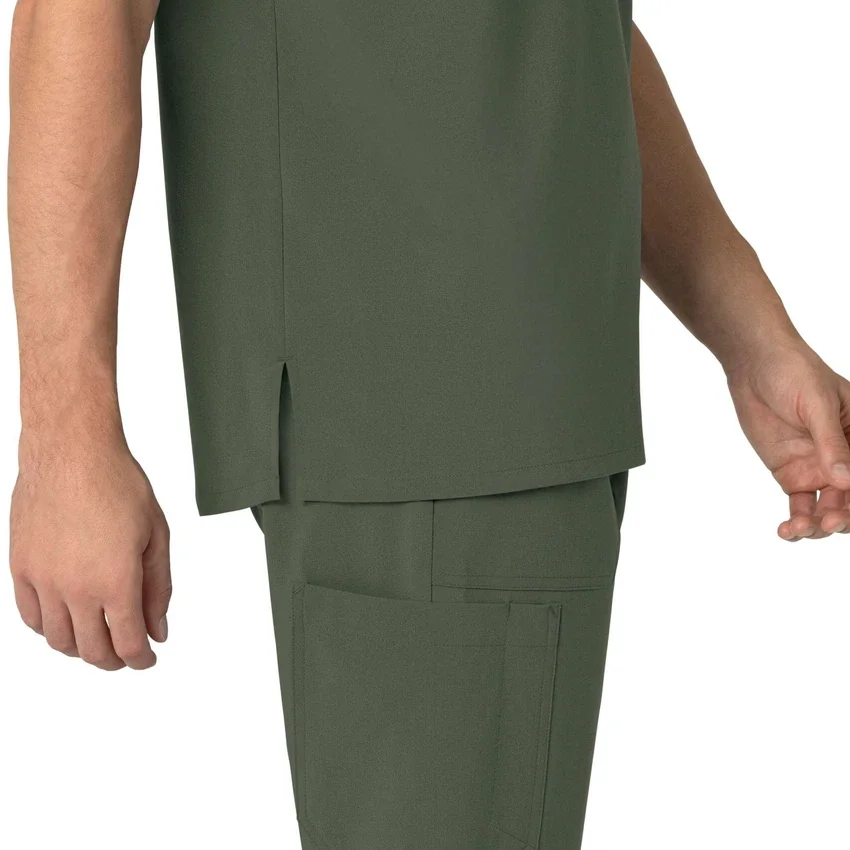 Force Cross-Flex Erkek Henley Scrub Üst