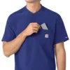 Force Cross-Flex Erkek Henley Scrub Üst