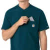 Force Cross-Flex Erkek Henley Scrub Üst