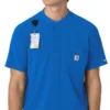 Force Cross-Flex Erkek Henley Scrub Üst