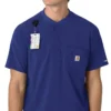 Force Cross-Flex Erkek Henley Scrub Üst